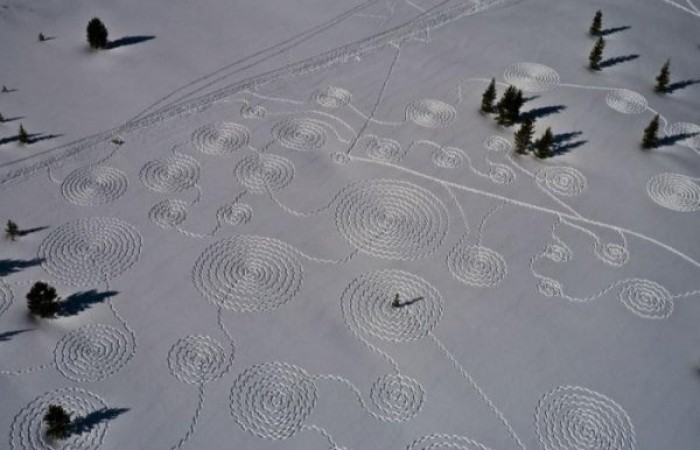 Снежные рисунки от Сони Хинричсен (28 фото)