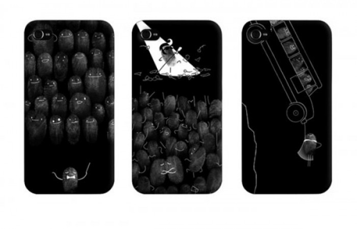Забавные иллюстрации из отпечатков пальцев от Ингрид Аспок (Ingrid Aspock) (3 фото)