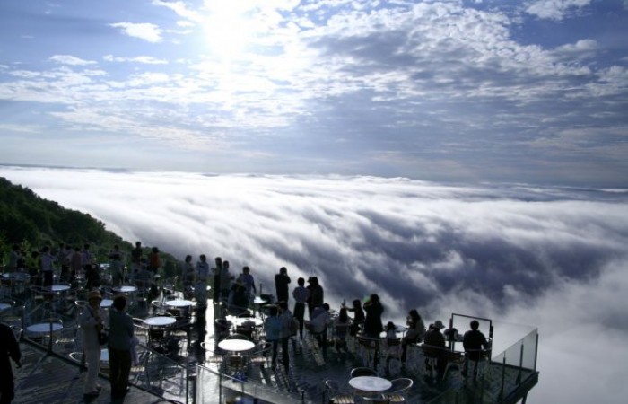 Терраса Ункай - место над облаками (2 фото + видео)
