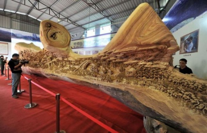 Деревянная скульптура от Чжэна Чунхуи (Zheng Chunhui) (5 фото)